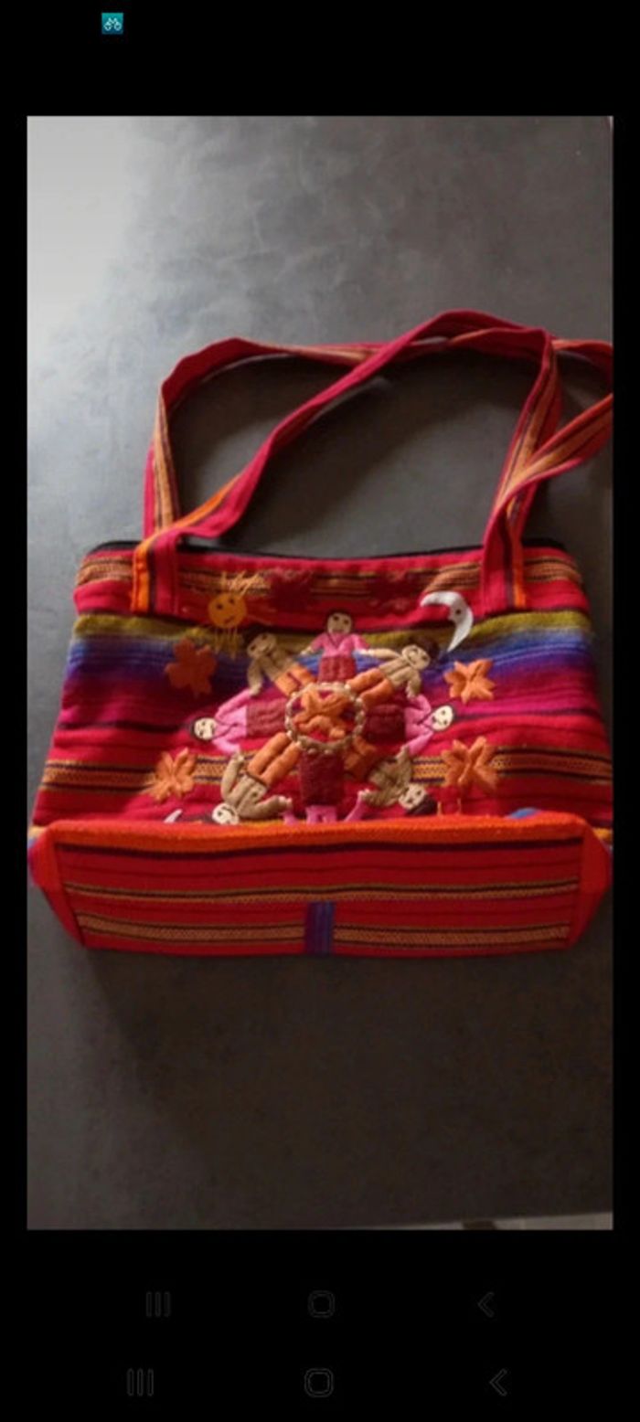 Sac ethnique. Coton.