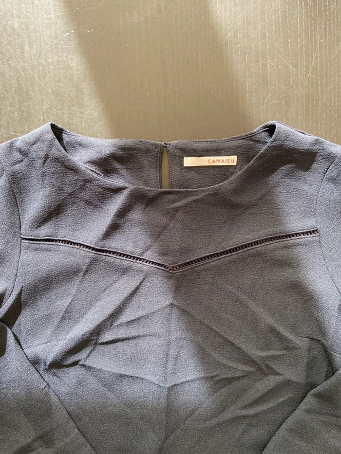 Robe droite bleu marine / Taille 40 - photo numéro 4