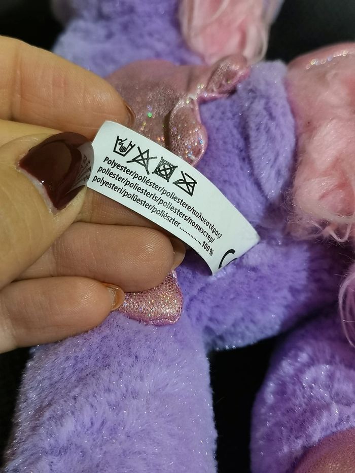 Peluche licorne violette - photo numéro 5