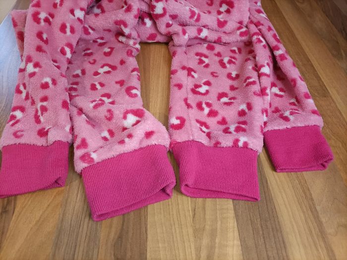 Pyjama tout doux 1 pièce pilou pilou rose rouge blanc 7-8 ans 9th avenue - photo numéro 9