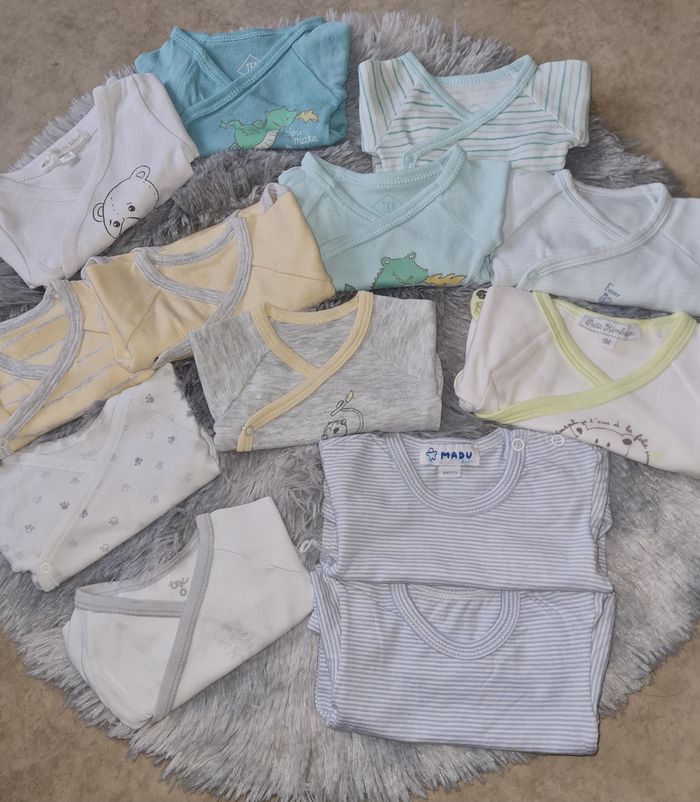 lot 19 vêtements bébé garçon naissance / 1 mois - photo numéro 6