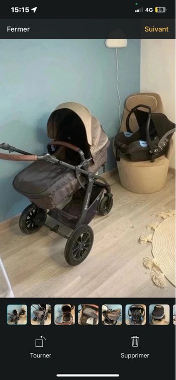 Poussette trio KINDERKRAFT 