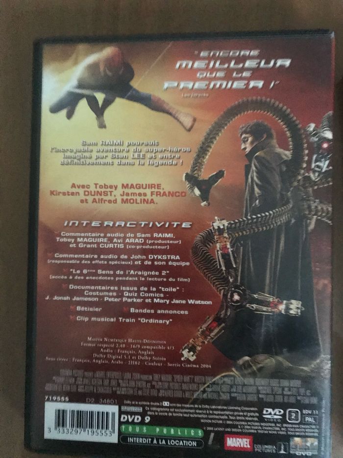 DVD Spiderman 2 - photo numéro 2
