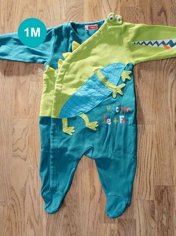 Pyjama crocodile DPAM 1 mois
