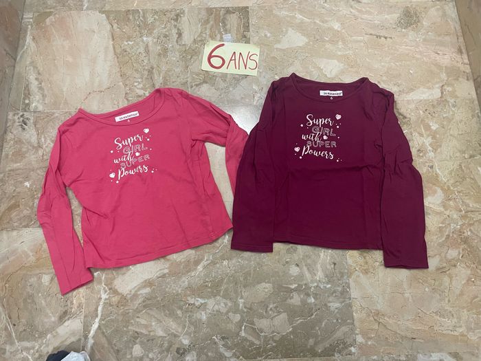 Lot t shirts 6 ans
