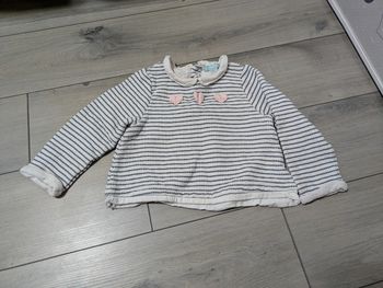 Pull obaidi 23 mois marinière obaidi