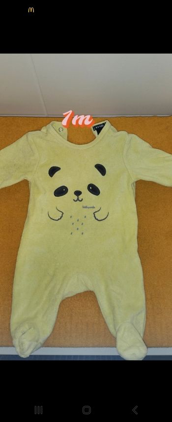 Pyjama bébé 1m