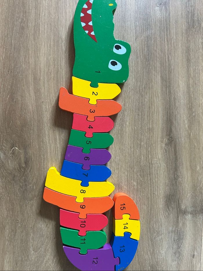 Lot puzzle en bois