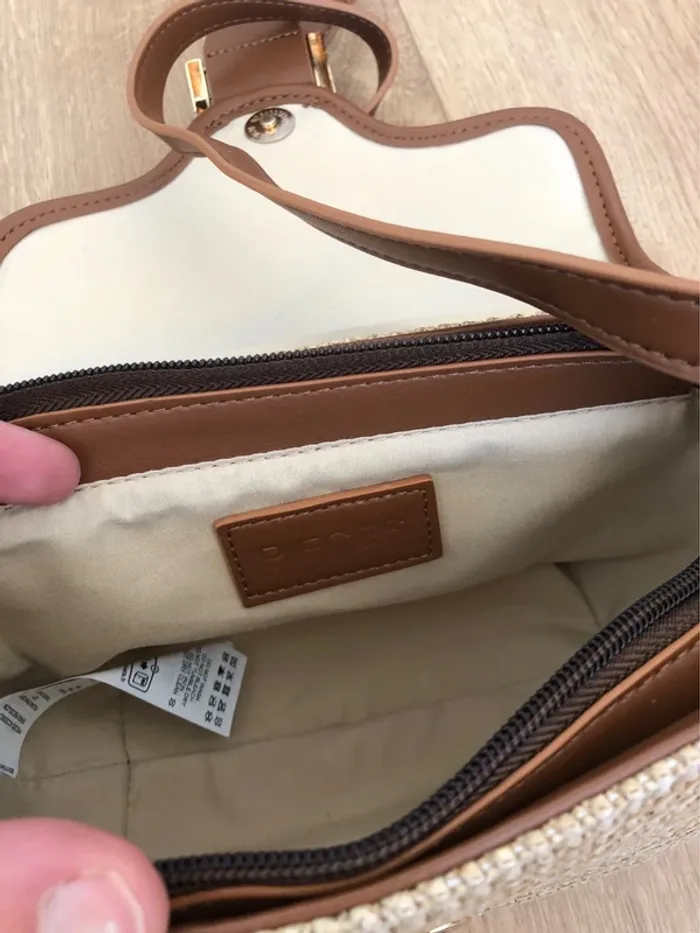 Sac bandoulière beige et marron - photo numéro 6