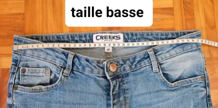 Pantalon femme taille basse Creeks T40 - photo numéro 11