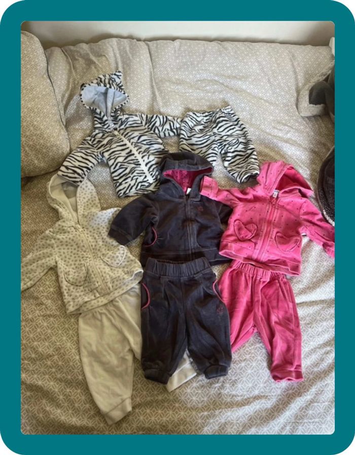 Lot hiver fille 1 et 3 mois - photo numéro 2