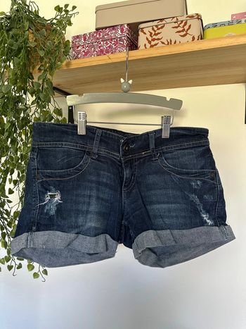 Short en jeans