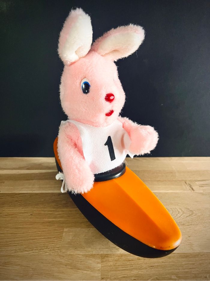 Lapin Duracell - Jouet publicitaire à piles Duracell lapin canoé - photo numéro 4