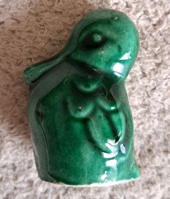 🗿 Statuette en céramique - canard