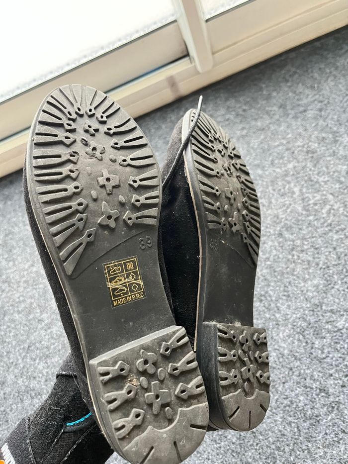 Chaussures noires daim - photo numéro 3