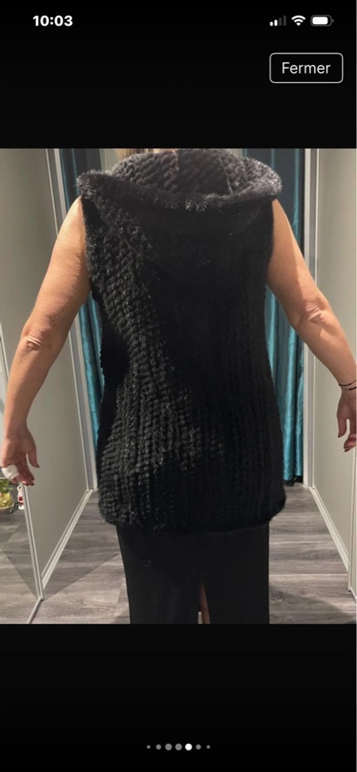 Veste en vison noire - photo numéro 9