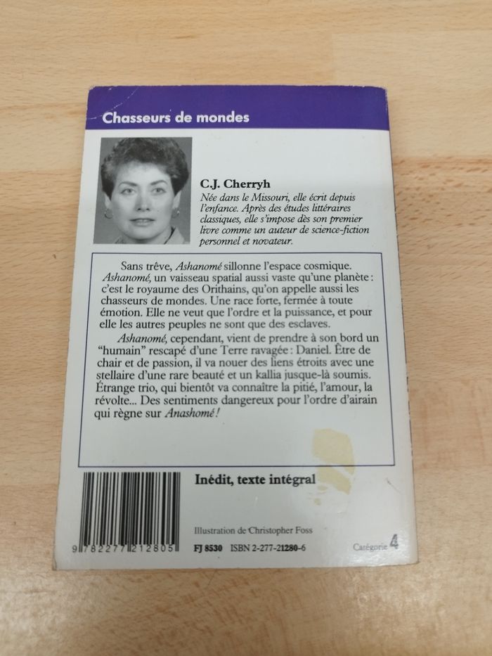 C.J. CHERRYH

Chasseurs de mondes


Science-fiction - photo numéro 2