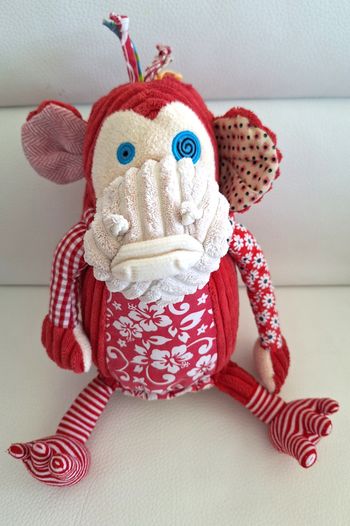 PELUCHE SINGE BOGOS 34 CM - DEGLINGOS