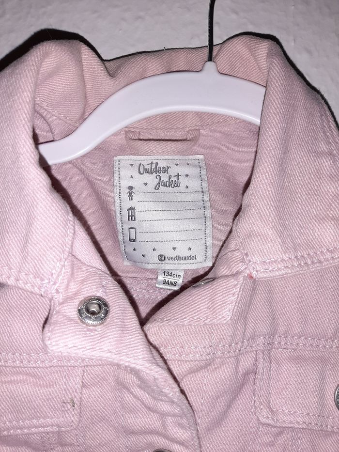 Veste en jeans rose - photo numéro 3