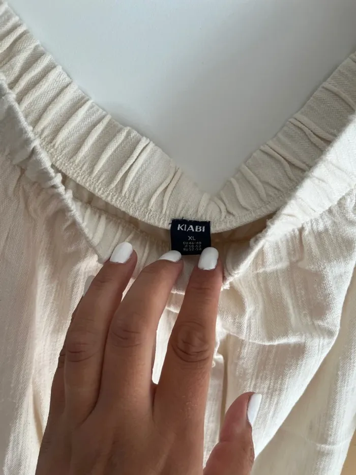 Joli haut, Kiabi, crème - photo numéro 2