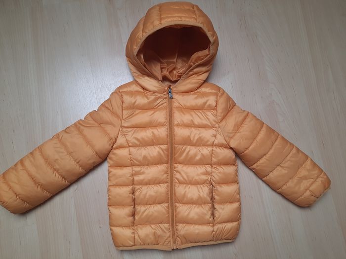 Veste matelassée jaune or Kiabi 5 ans
