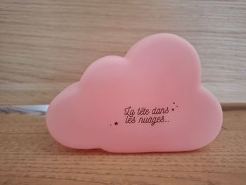Veilleuse nuage rose