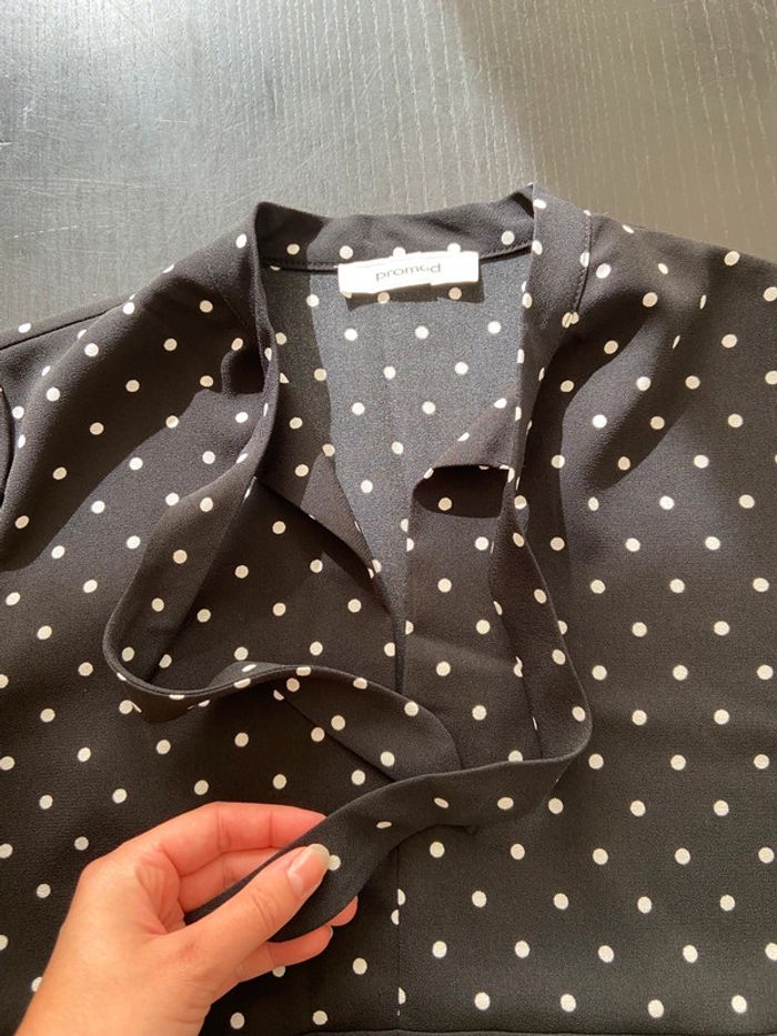 Robe droite à pois / Taille 40 - photo numéro 6