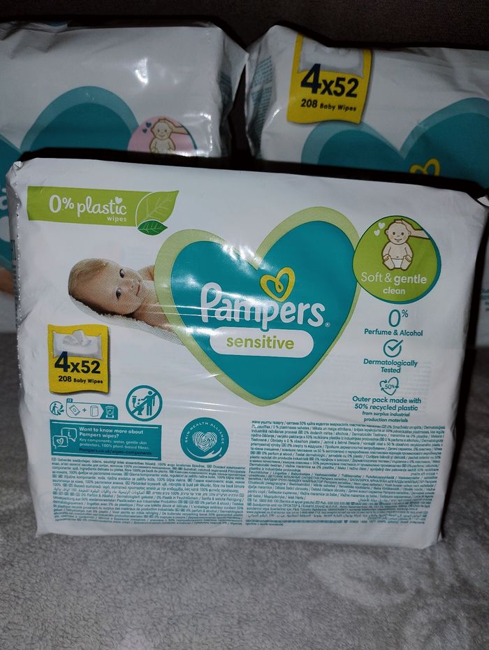 Lot de lingettes Pampers sensitive - photo numéro 2