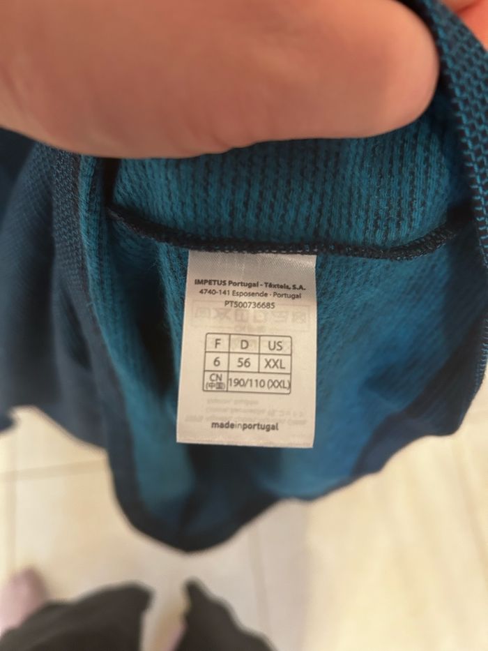 pyjama 2 pièces long homme 100% coton Impetus taille XXL bleu neuf - photo numéro 6