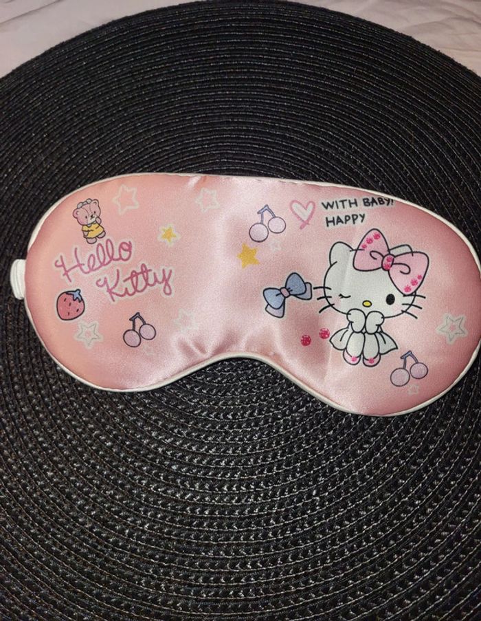 Masque de nuit Hello Kitty