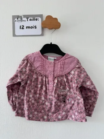 Blouse Minnie - taille 12 mois 🌸