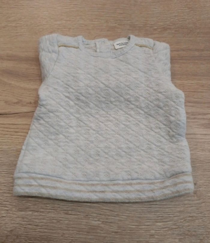 Pull gris - 6 mois - tape à l'oeil - photo numéro 4