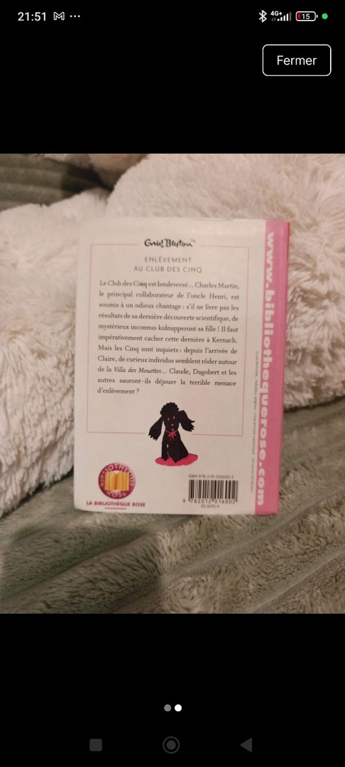 Lot de 3 livres club des cinq - photo numéro 4