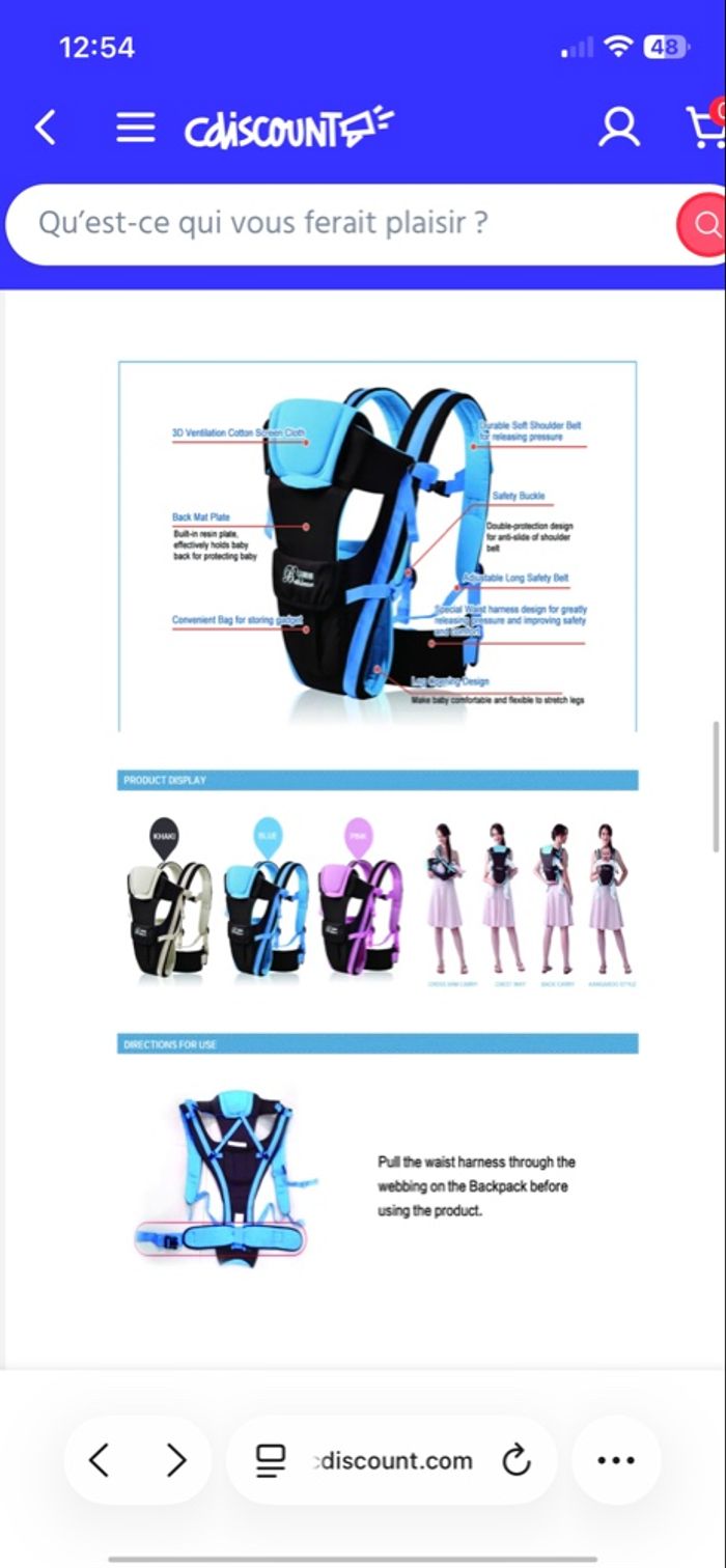 Porte bébé - photo numéro 6