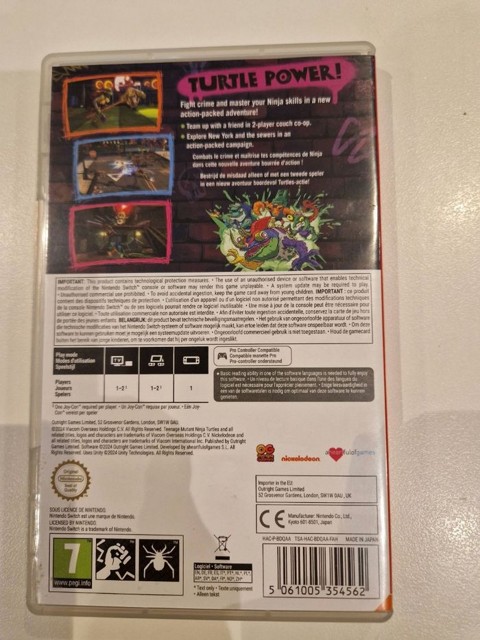 Les tortue ninja les mutants se dèchainent switch - photo numéro 2