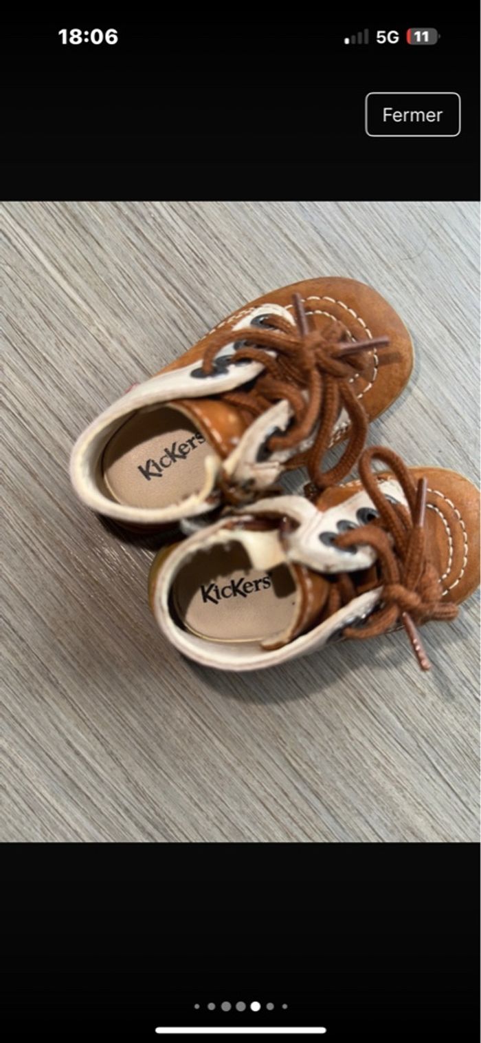 Kickers bébé garçon taille 19 - photo numéro 6