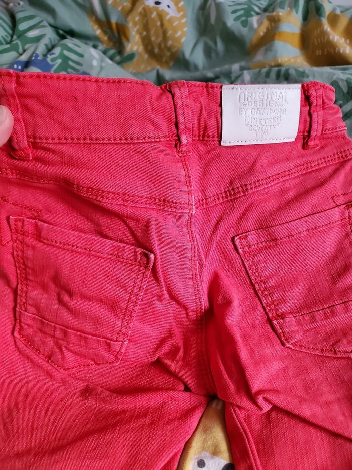 bermuda catimini rouge clair 5ans (10e) - photo numéro 4