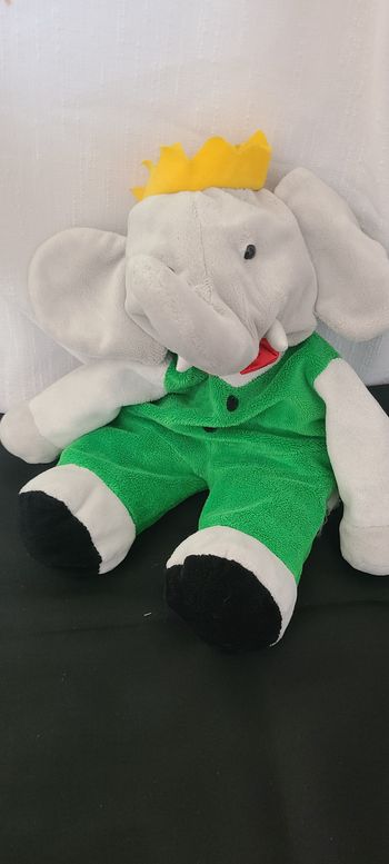 Doudou L'éléphant Babar Lansay