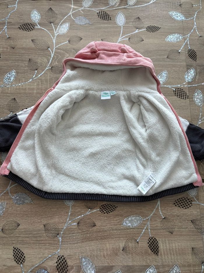 Gilet bébé fille à capuche - photo numéro 4