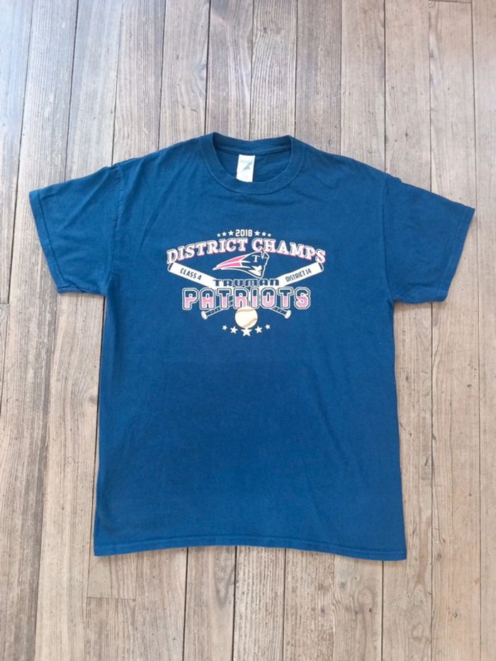T-shirt Patriots softball usa 2018 M