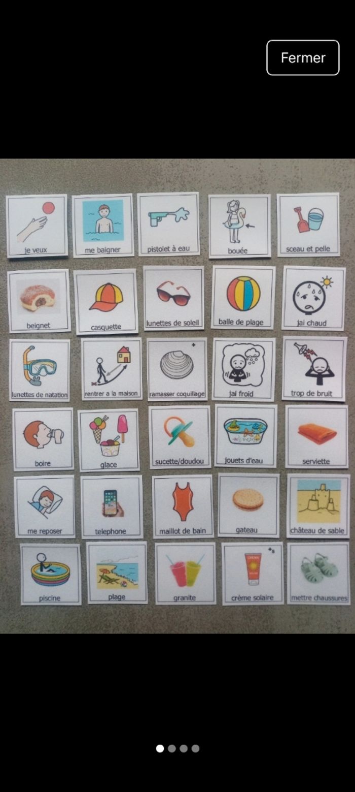 Lot semainier et pictos - photo numéro 3