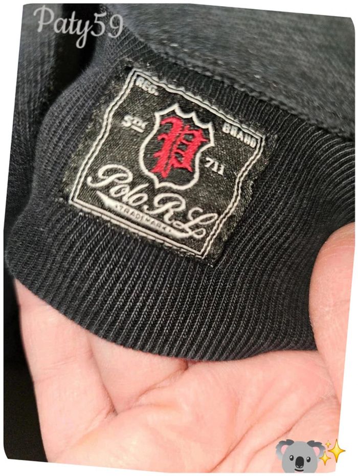 Sweat a capuche polo Ralph Lauren S homme noir - photo numéro 2