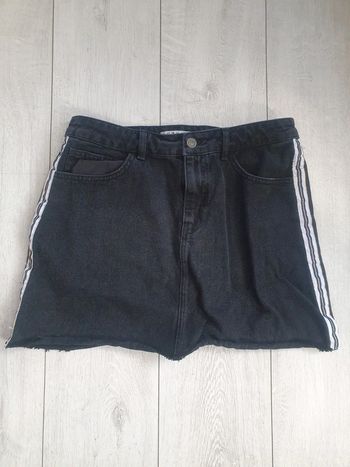 Jupe Courte Jeans Noir