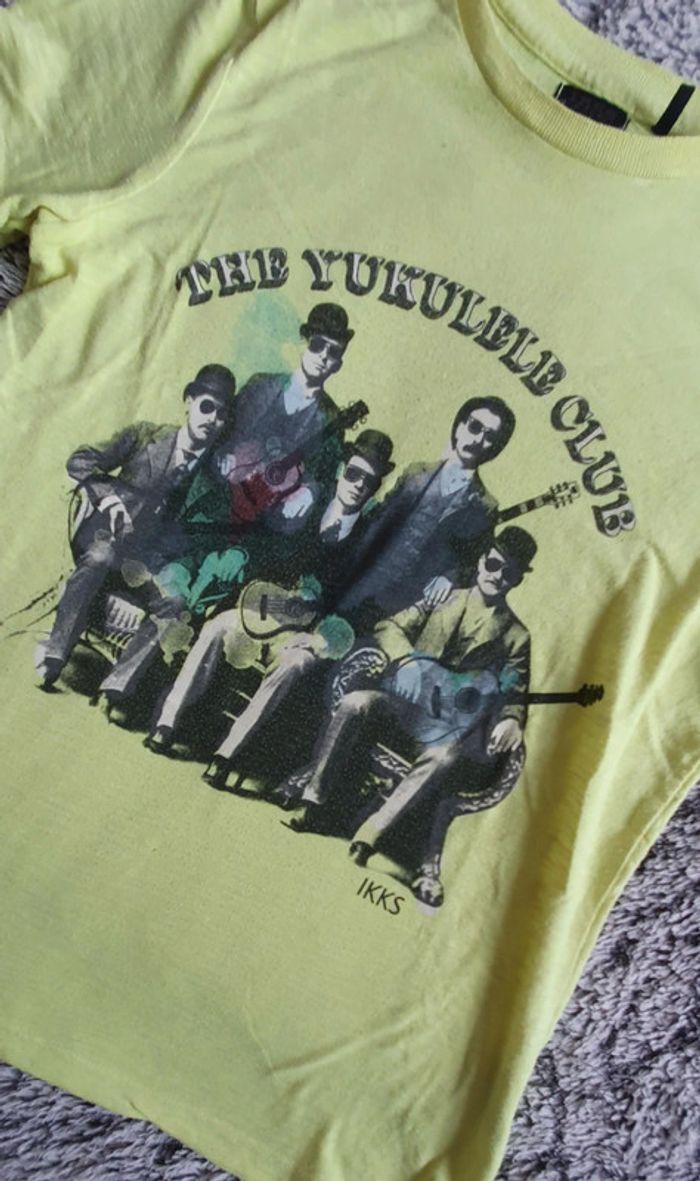 Teeshirt jaune IKKS - 12 ans - photo numéro 2