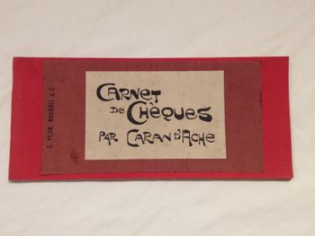 Caran D'ache Carnet de chèques 1892