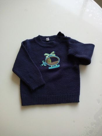 Pull bleu marine