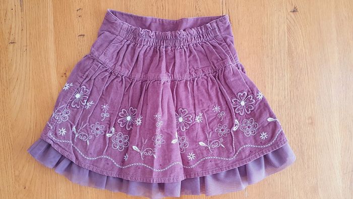 Jupe en velours violette 12 mois - photo numéro 5