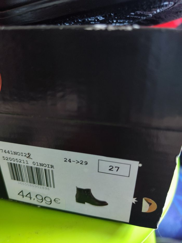Bottines neuves taille 27 - photo numéro 4