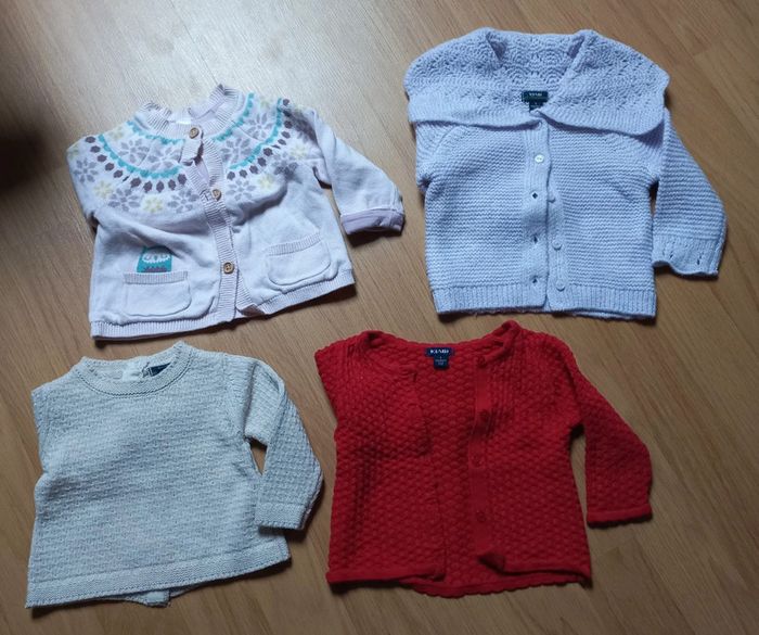 Lot de 4 gilets