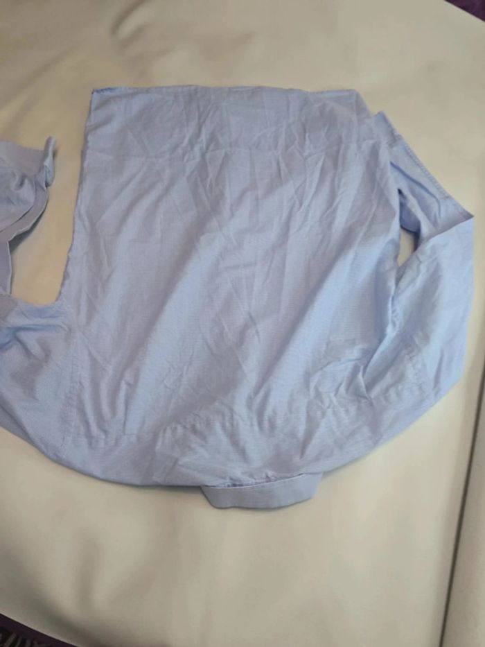 Chemise a petit carreaux bleu clair - photo numéro 6